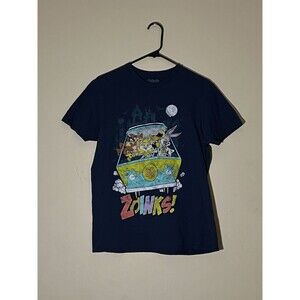 Warner Bros Looney Tunes Zoinks Mystery Machine Graphic T-Shirt Men's Medium